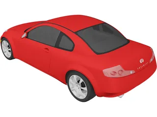 Infiniti G35 Coupe 3D Model preview