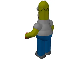 Simpsons Homer 3D Model preview