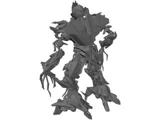 Transformers Movie Megatron 3D Model preview