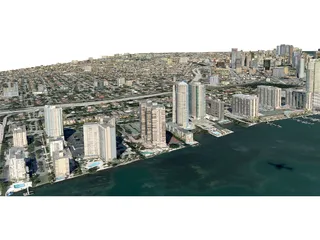 Miami City 3D Model preview
