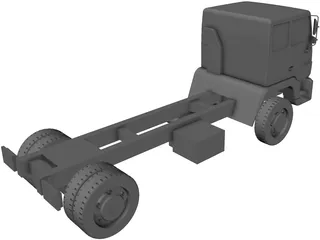MAN Truck LEM220 3D Model preview