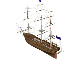 Conquestador (1819) 3D Model preview