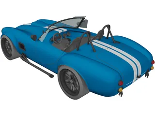 Shelby Cobra GT 3D Model preview