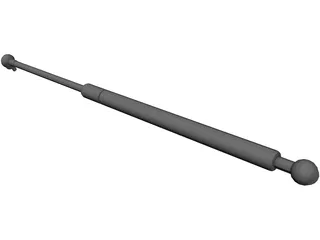 Gas Spring 3D Model preview