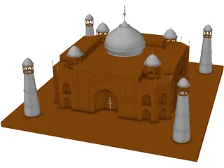 Taj Mahal 3D Model preview