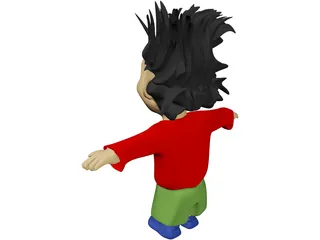 Boy 3D Model preview