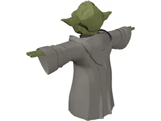 Star Wars Yoda 3D Model preview