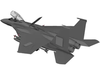 F-15 Hornet 3D Model preview