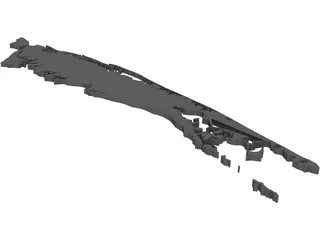 New York Long Island 3D Model preview