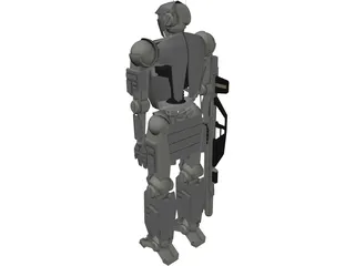 Droid 3D Model preview
