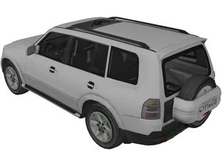 Mitsubishi Pajero (2008) 3D Model preview