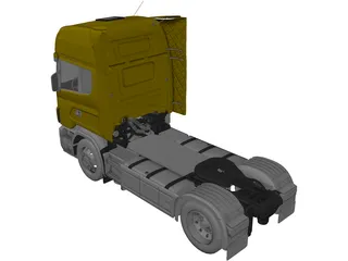 Scania 580 (2005) 3D Model preview