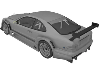 Mercedes-Benz CLK GTR 3D Model preview
