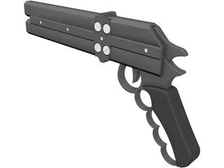 Gun Grave Gun 3D Model preview