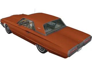 Ford Thunderbird (1964) 3D Model preview