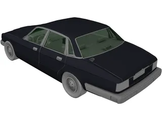 Jaguar XJ6 Sovereign 3D Model preview