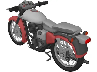 Harley-Davidson Motorcycle 3D Model preview