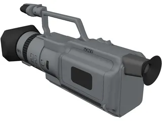 Sony vx1000 VCR 3D Model preview