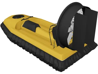 Hovercraft 3D Model preview