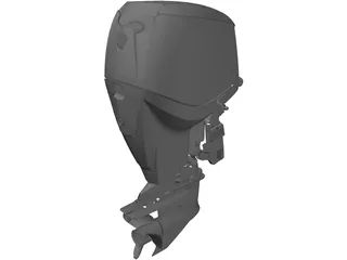 Outboat Engine 3D Model preview