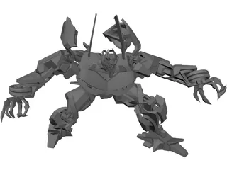 Transformers Movie Barricade 3D Model preview