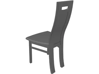 Chair Modern for Dining Room 3D Model preview