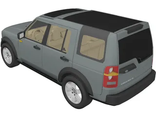 Land Rover Discovery 3 3D Model preview