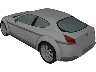 Subaru B11S Concept 3D Model preview