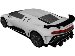 Bugatti Centodieci (2020) 3D Model preview