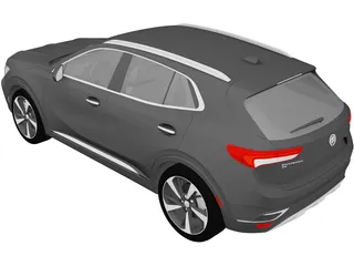 Buick Envision (2021) 3D Model preview