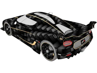 Koenigsegg Agera RS (2015) 3D Model preview