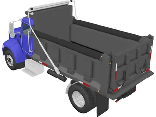 Peterbilt 340 Dump Truck (2009) 3D Model preview