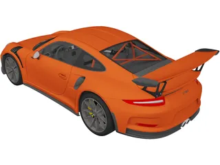 Porsche 911 GT3 RS (2016) 3D Model preview