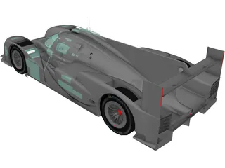 Porsche 919 3D Model preview