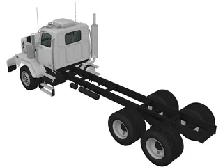 Western Star 4900 SB (2008) 3D Model preview