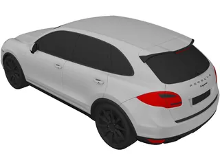 Porsche Cayenne Hybrid (2011) 3D Model preview