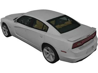 Dodge Charger LX (2011) 3D Model preview