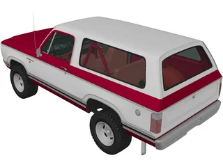 Dodge Ramcharger (1979) 3D Model preview