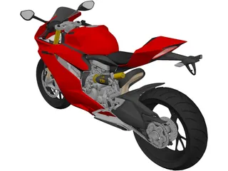 Ducati 1199 Panigale (2012) 3D Model preview