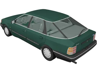 Ford Scorpio Hatchback (1985) 3D Model preview