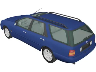 Ford Scorpio Wagon (1994) 3D Model preview