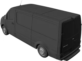 Freightliner Sprinter Panel Van L2H1 RWD (2019) 3D Model preview