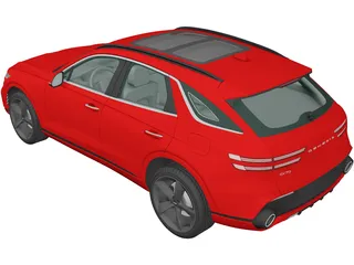 Genesis GV70 Sport (2022) 3D Model preview
