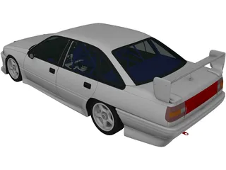 Holden Commodore Touring (1993) 3D Model preview
