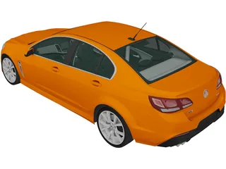 Holden Commodore VF SSV (2013) 3D Model preview