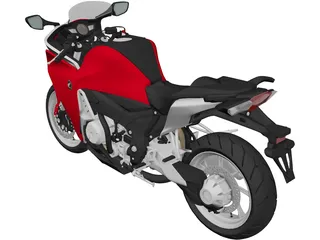 Honda VFR 1200 F (2015) 3D Model preview