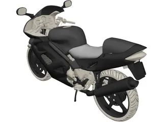 Honda VFR 800 Interceptor (1998) 3D Model preview