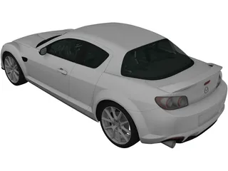 Mazda RX-8 (2008) 3D Model preview