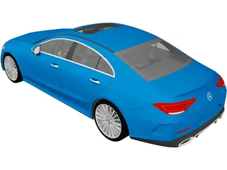 Mercedes-Benz CLS (2022) 3D Model preview