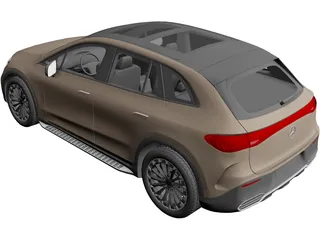 Mercedes-Benz EQE SUV (2023) 3D Model preview